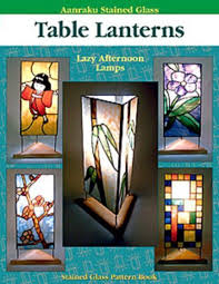 Aanraku Table Lanterns Stained Glass Pa