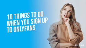 Visit help center for additional help if you are unable to log in with your existing onlyfans account. 10 Things To Do When You Sign Up To Onlyfans Tips Tricks