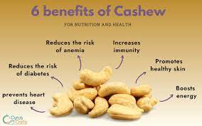 cashew health benefits detail