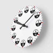 Military Time 24 Hour Round Clock Zazzle