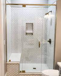Unique Shower With Bench