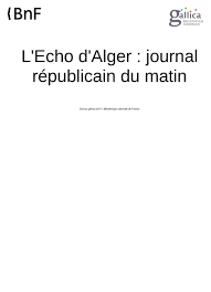 Part of a series on financial services. L Echo D Alger Journal Republicain Du Matin 1939 06 15 Echo D Alger Jeudi 15 6 1939 Pdf Pdf Archive