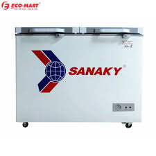 Tủ đông Sanaky VH 2599A2KD, 208 lít, 1 ngăn đông, dàn lạnh đồng, mặt kính  cường lực giá cạnh tranh