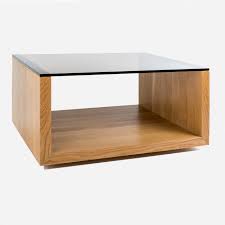 Coffee Table Solid Oak With A Glass Top