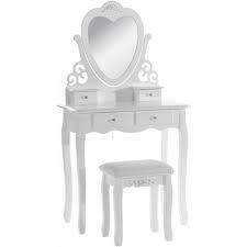 Mirror Furniture Makeup Vanity Table