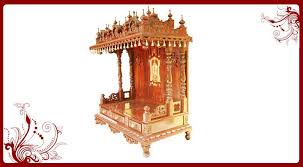 wooden temple pooja mandir
