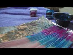 Black hair on top and pastel pink, blue, purple or silver at bottom is always a kind of attractive ombre style to girls. Blue Pink Dip Dye Hair Tutorial Youtube