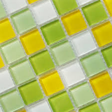 crystal glass mosaic tiles kitchen