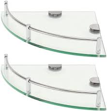 Bathroom Shelves 2 Tier Bathroom Glass