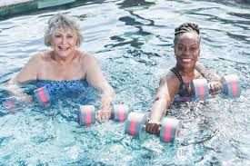 water aerobics exercises for seniors