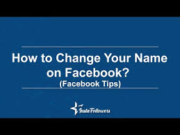 Maybe you're taking on a new spouse's surname and want your profile to reflect your new name. How To Change Your Name On Facebook 2021 Instafollowers