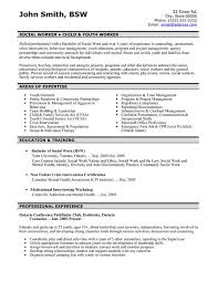 A Professional Resume Template For A Social Worker Want It