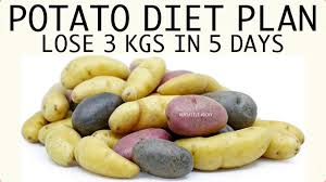Potato Diet 5 Day Plan Potato Diet For Weight Loss Lose 3 Kgs In 5 Days