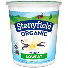 stonyfield low fat organic yogurt