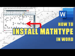 How To Install Mathtype Add In