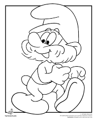 Each smurf represents a very particular character or ability, greedy, grumpy, strong… the smurfs are all gathered around their leader, papa smurf, identifiable by his red hat and pants. Coloring Pages Of Smurfs Coloring Home