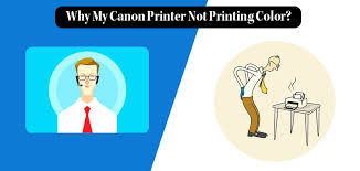 canon printer not printing color