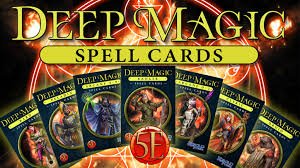 These books also work as spellbooks and formula books for new characters. Deep Magic Spell Cards For 5th Edition By Kobold Press Behind The Editor S Desk Cards Aren T Books Kickstarter