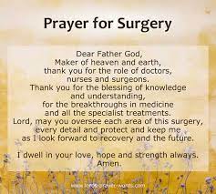 prayers for successful surgery for a