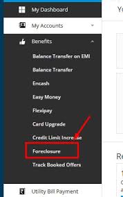 how to foreclose sbi credit card emi