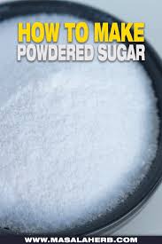 how to make powdered sugar video