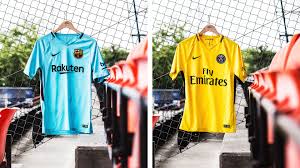 Muchas gracias por haber seguido este partido histórico con nosotros. Fc Barcelona And Paris Saint Germain Reveal New Away Shirts