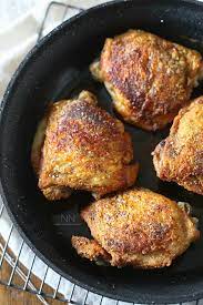 Pan Roasted Chicken Thighs gambar png