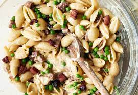 Cook and stir for 1 minute more. Ham And Cheese Pasta With A Handful Of Peas Recipe Nyt Cooking