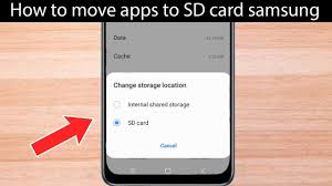 transfer internal storage to sd card