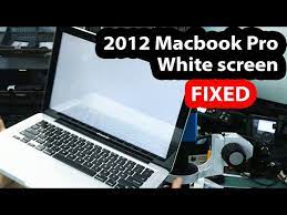 2016 macbook pro white screen no image