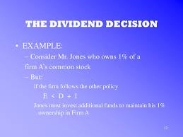 DIVIDENDS AND EARNINGS - ppt download