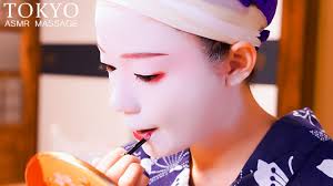 asmr maiko geisha makeup tutorial