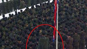 North korea's government did not report the death for more than 34 hours after it occurred. Giant Soldier Pictured Mourning North Korean Leader Kim Jong Il Mirror Online