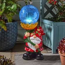 Gnome Solar Garden Light Ornament