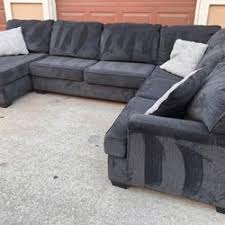 living es gray sectional couch for