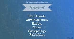 meaning of the name banner namious