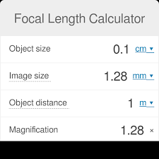 Focal Length Calculator