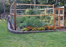 an animal proof garden fence