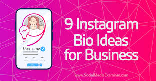 9 insram bio ideas for business