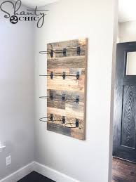 This air plant holder is made out of reclaimed wood. Diy Wall Planter As Seen On Hgtv S Open Concept Shanty 2 Chic