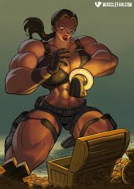 Female Muscle Growth Goddess Lara Croft by muscle-fan-comics on DeviantArt  | Female muscle growth, Muscle women, Muscle growth