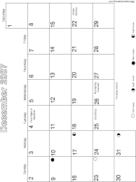 December Teachers Planning Calendar 2007 2008 Printable
