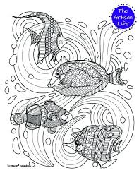 Out from fish as animal that lives in water, it can be used for training and improving the skill of your children. 21 Free Animal Coloring Pages For Adults The Artisan Life