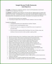 General Resume Objective Examples Specialized 8 Objective