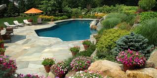 Yard With Pool Landscaping