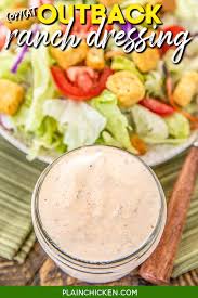 copycat outback ranch dressing plain