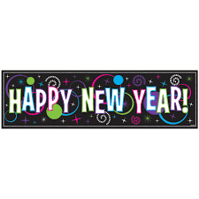 Happy New Year Glitter Cutouts 12ct All Party Supplies