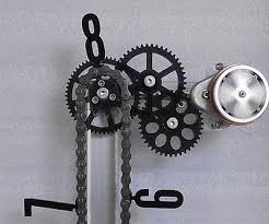 Moving Gears Chain Clocks