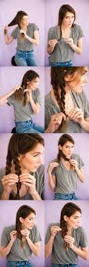 Cornrows are often formed in simple, straight lines, like their namesake, but they box braids can be plaited into any width or worn at any length. 23 Five Minute Hairstyles For Busy Mornings