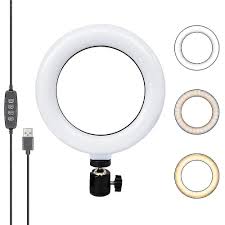 6 selfie ring light with stand video